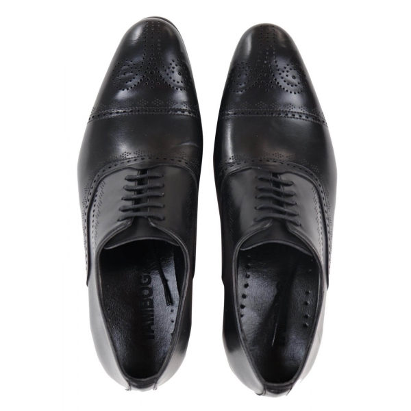 Mens Classic Black Brogue Shoes