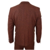 Rust Herringbone Tweed 3 Piece Suit