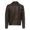 Real Leather Brando - Mens Cross-Zip Brando Jacket-Brown
