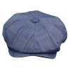 Men's 8 Panel Peaky BlindersTweed Flat Cap - Cavani Connall