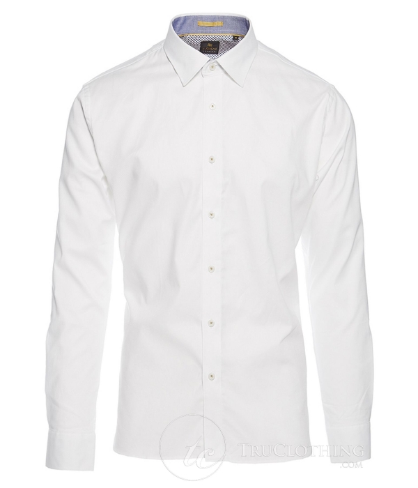 Cavani CV-65 - Men's Cotton Stretch Smart Shirt - Black/Blue/Navy/Pink/White