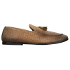 Elong DD0085 - Mens Snake Crocodile Leather PU Loafers Driving Shoes Slip On Tassel Comfort Vintage