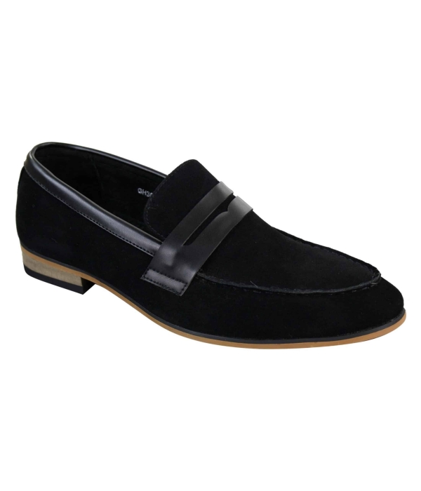 Mens Suede Slip On Loafers Moccasins Smart Casual Italian Designer Shoes