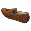 Mens Suede Brown Navy Tassle Loafers Driving Shoes Moccasins Slip On Leather