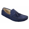 Mens Suede Brown Navy Tassle Loafers Driving Shoes Moccasins Slip On Leather