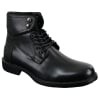 Mens Laced Military Army Casual Ankle Boots Leather Boots Black Brown