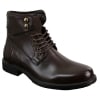 Mens Laced Military Army Casual Ankle Boots Leather Boots Black Brown