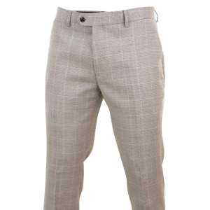Holland – Men’s Beige Check Trousers