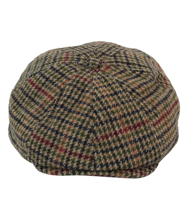 Men's Tweed 8 Panel Newsboy Hat