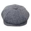 HT6316 - Mens Herringbone Tweed Peaky Blinders Hat