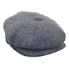 HT6316 - Mens Herringbone Tweed Peaky Blinders Hat