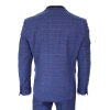 Cavani Kaiser - Men's Blue Tweed Check Suit