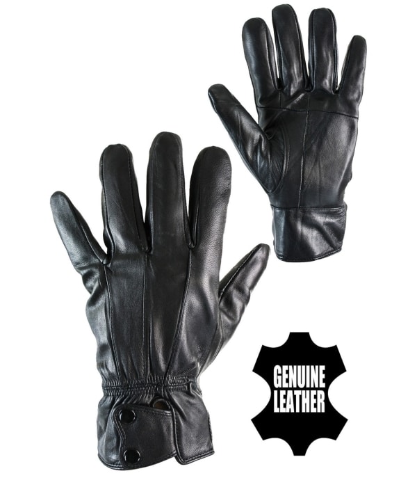 KK MG 6061 Mens Real Leather Winter Gloves Thermal Lined Warm Driving Gift