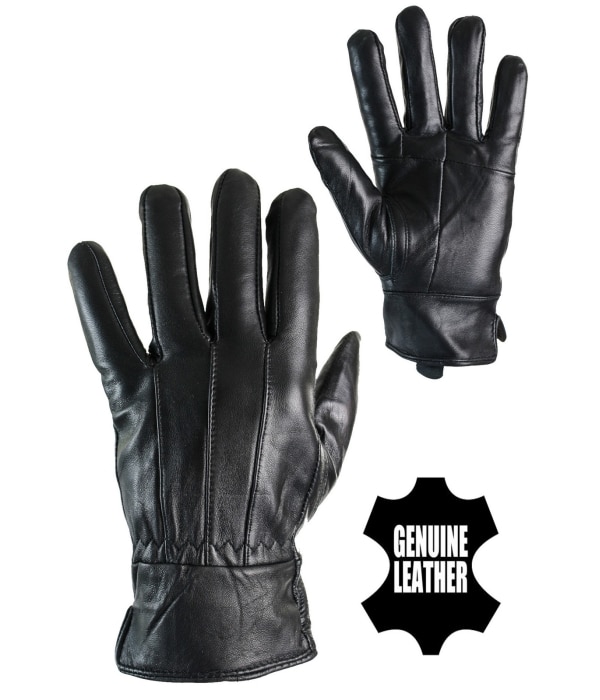 KK MG 6800 Mens Real Leather Winter Gloves Thermal Lined Warm Driving Gift Touch Screen