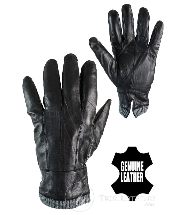KK MG6058 Mens Real Leather Winter Gloves Thermal Lined Warm Driving Gift