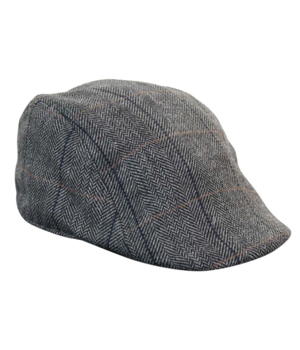Marc Darcy DX7 Mens Tweed Vintage Retro Grandad Flat Caps Hats Peaky Blinders Check Classic