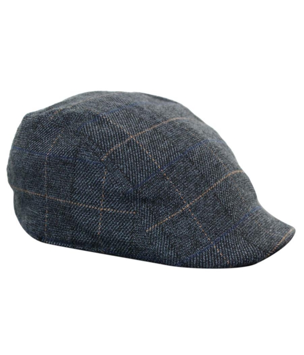 Marc Darcy Scott Mens Tweed Vintage Retro Grandad Flat Caps Hats Peaky Blinders Check Classic