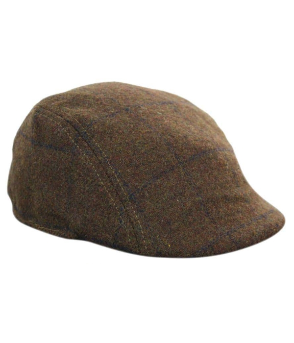 Marc Darcy TB4 Mens Tweed Vintage Retro Grandad Flat Caps Hats Peaky Blinders Check Classic