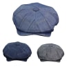 Men's 8 Panel Peaky BlindersTweed Flat Cap - Cavani Connall