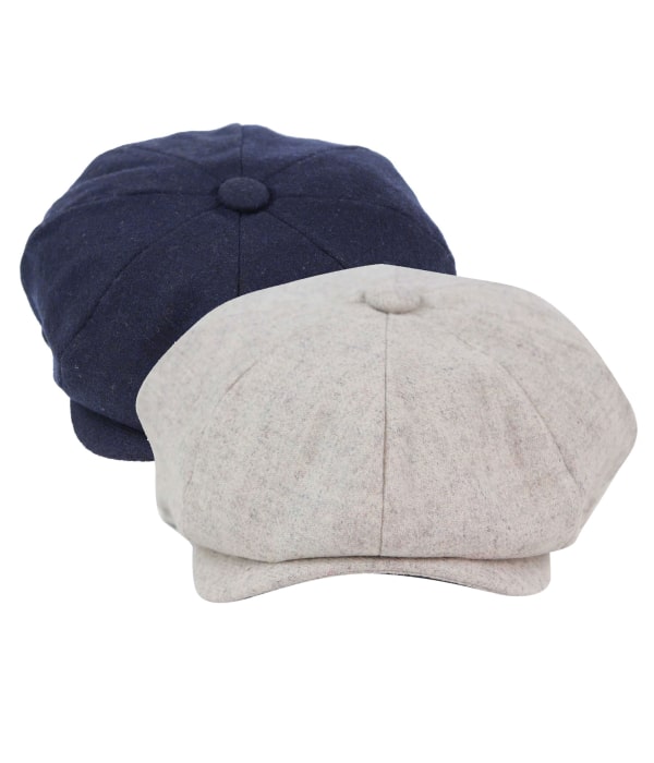 Mens 8 Panel Newsboy Cap - Cavani Kyra