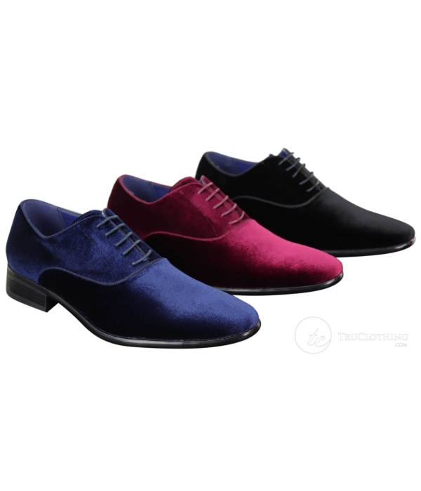 Mens Formal Velvet Shoes