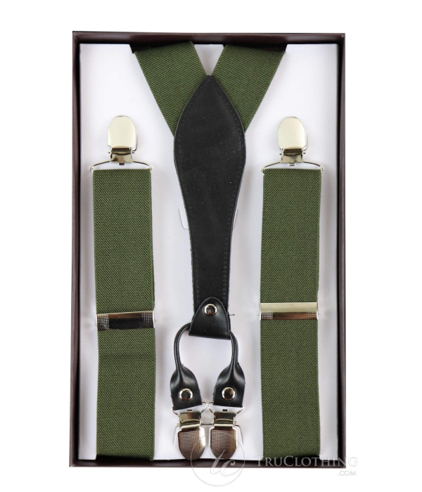 Mens Vintage Trouser Braces/Suspenders - Many Colours