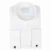 Mens White Nehru Collar Shirt + Removable Collar