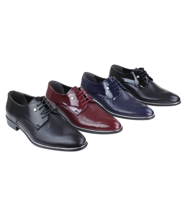 Mens Classic Laced Pattern Shoes