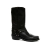 Unisex Real Leather Hi Biker Boots Rock Punk Grinders Buckle Cowboy Riding