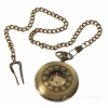 Automatic Mechanical Vintage Pocket Watch-Gold