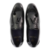 Mens Black Patent Shoes with Tassel