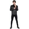 Genuine Lamb Leather Long Jacket for Men Tailored Fit - B208