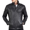 Genuine Lamb Leather Long Jacket for Men Tailored Fit - B208