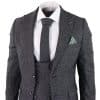 Men's Charcoal-Grey 3 Piece Suit