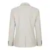 Boys 3 Piece Cream Tweed Wedding Party Check Suit Tailored Fit Smart Formal