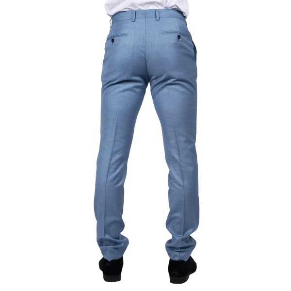 Charles - Men's Light Blue Summer Trousers