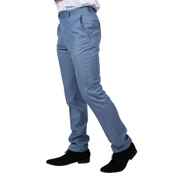 Charles - Men's Light Blue Summer Trousers
