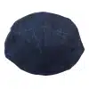 Mens Grandad Baker Flat Navy Cap 8 Panel Tweed Vintage Classic Smart Casual 1920s