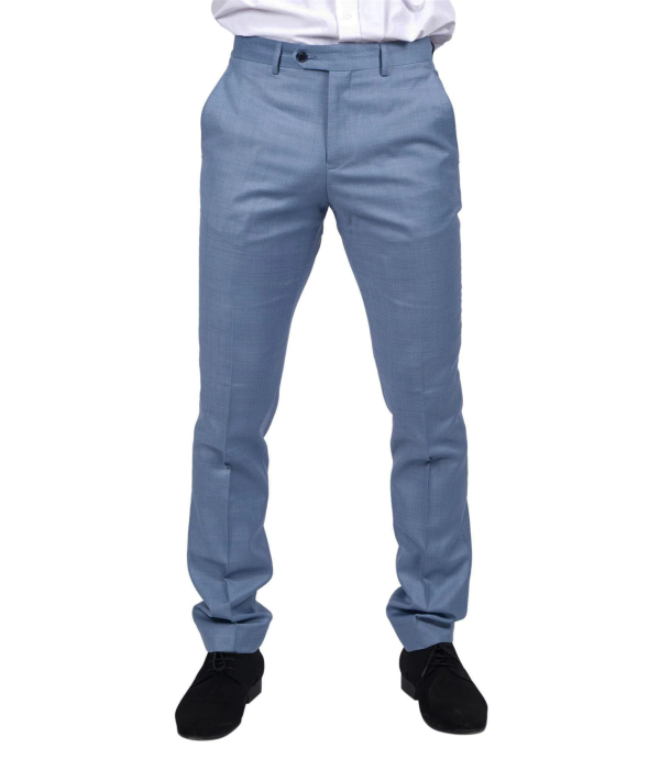 Charles - Men's Light Blue Summer Trousers