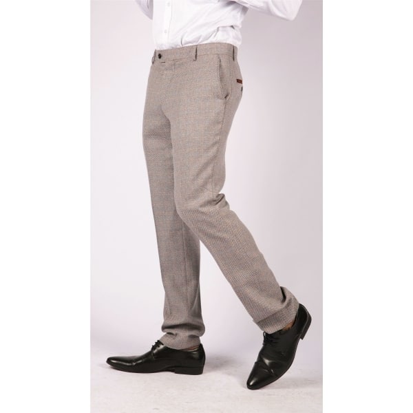 Ralph - Men's Cream Tweed Trousers