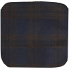 281 - Men's Blue Herringbone Tweed Wool Tie & Handkerchief 2"