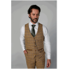 Harris - Men's Brown Tweed Waistcoat