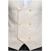 Marco - Men's Double Breasted Scoop Cream Waistcoat