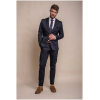 Mario - Men's Classic Summer Navy 2 Piece Suit