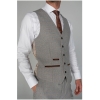 Ralph - Men's Cream Tweed Waistcoat