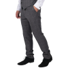 Hobbs - Men's Grey Check Trousers Vintage Retro Smart Wedding