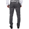 Hobbs - Men's Grey Check Trousers Vintage Retro Smart Wedding
