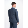 Bond - Men's Navy Check Double Breasted Blazer
