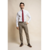 Gaston - Men's Tweed Olive Check Trousers
