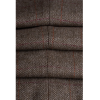 Gaston - Men's Tweed Olive Check Trousers